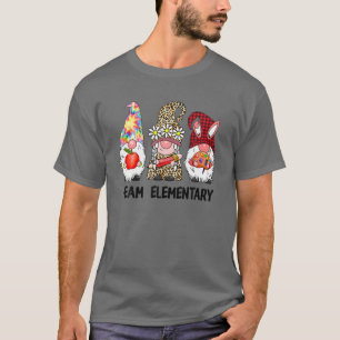 Camiseta Equipo Elemental Gnome Student Squad Leopard Back