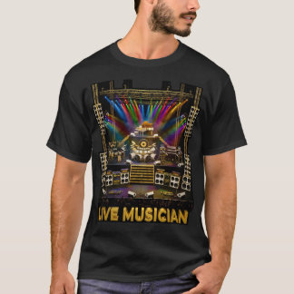 Camiseta Equipo épico de escenario para músicos en vivo - D