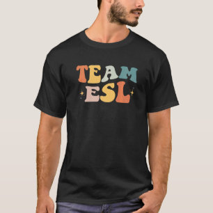 Camiseta Equipo Esl Esol Estudiante Retro De Vuelta A La Es