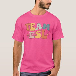 Camiseta Equipo Esl Esol Estudiante Retro De Vuelta A La Es