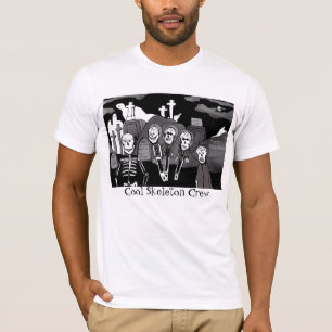 Camiseta Equipo esquelético fresco