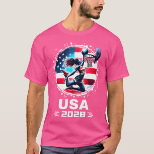 Camiseta Equipo Estadounidense 2028 Bandera Estadounidense