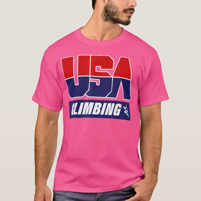Camiseta Equipo Estadounidense Climbing 2021 (Anverso)