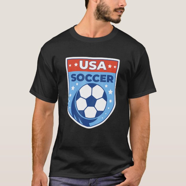 Camiseta Equipo Estadounidense De Fútbol 2022 Soporte Para  (Anverso)