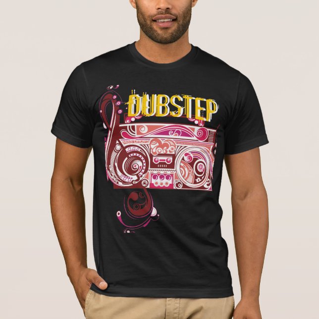 CAMISETA EQUIPO ESTÉREO PORTÁTIL DE DUBSTEP (Anverso)