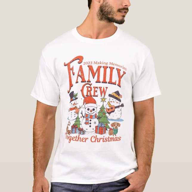 Camiseta Equipo familiar de navidades 2023 (Anverso)