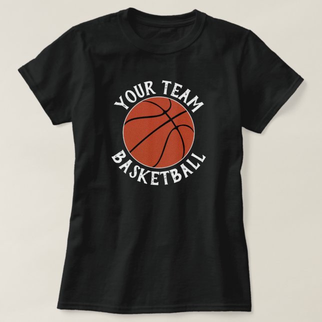 Camiseta Equipo femenino de baloncesto, nombre del jugador  (Diseño del anverso)
