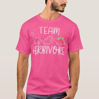 Camiseta Equipo femenino Herbivore Vegetarian Dinosaur