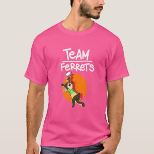 Camiseta Equipo Ferret Deportes Animales Deportivos Deporte