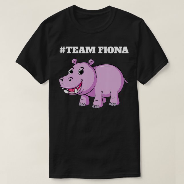 Camiseta Equipo Fiona Baby Hippo (Diseño del anverso)