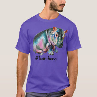 Camiseta Equipo Fiona El Hippo Cute Preemie Bebé Hippo