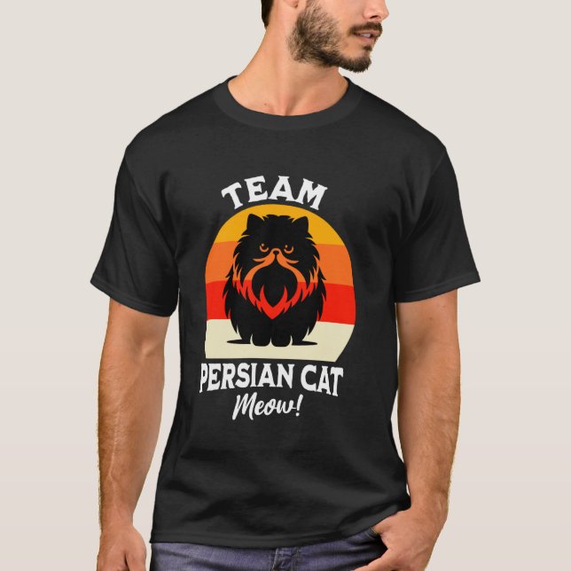 Camiseta Equipo gato persa Persia (Anverso)