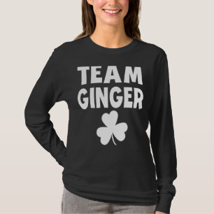 Camiseta Equipo Ginger St Patricks Day Humor Irlandés Beber