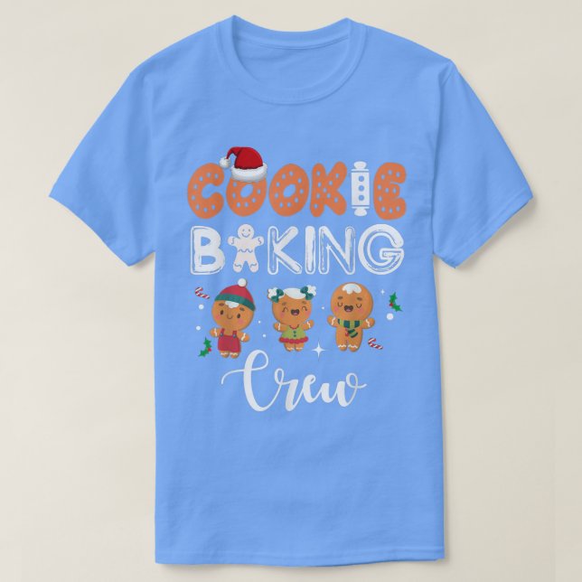 Camiseta Equipo Gingerbread Navidades de Cookie Baking (Diseño del anverso)