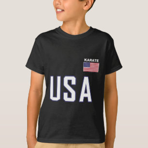 Camiseta Equipo Guay Bandera De Eeuu Karate Artes Marciales