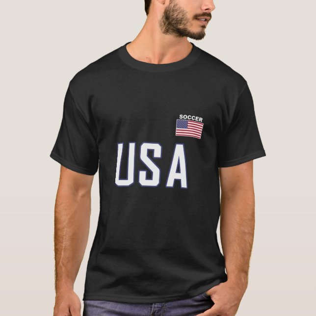 Camiseta Equipo Guay Futbol de la Bandera de Estados Unidos (Anverso)