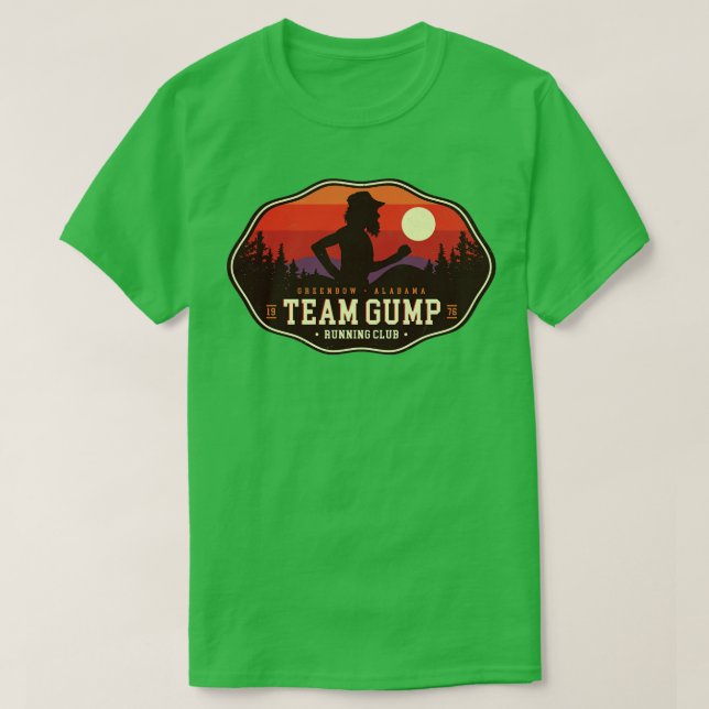 Camiseta Equipo Gump Running Club (Diseño del anverso)