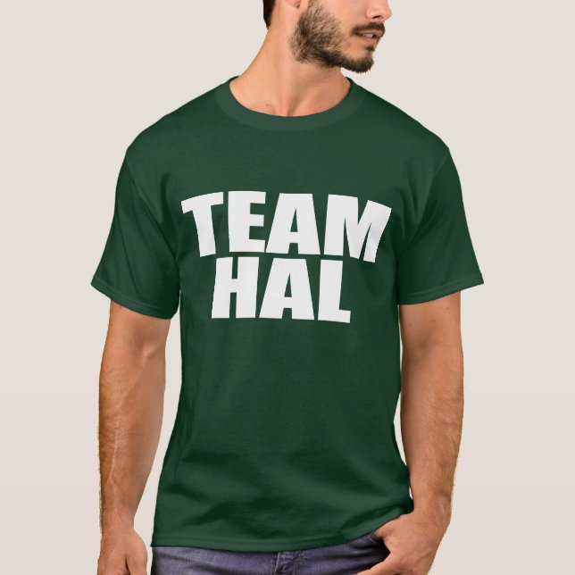 Camiseta Equipo Hal (verde) (Anverso)
