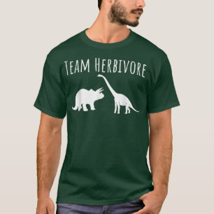 Camiseta Equipo Herbivore Dinosaur Vegetarian Plantas Bas