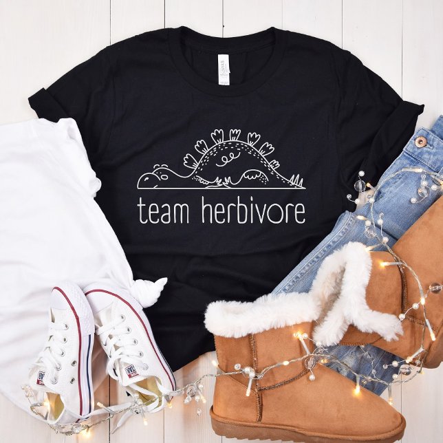 Camiseta Equipo Herbivore, Funny Vegan, Vegetarianismo Cute (Subido por el creador)