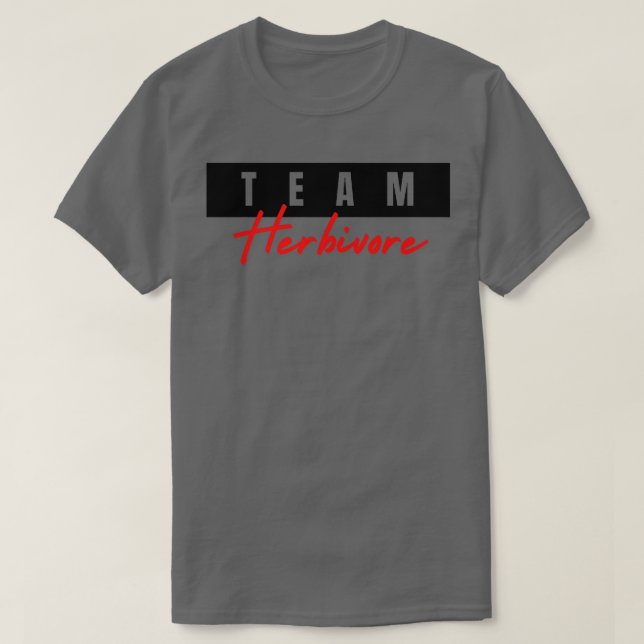 Camiseta Equipo Herbivore Vegetarian Vegan Herbivore, Vegan (Diseño del anverso)