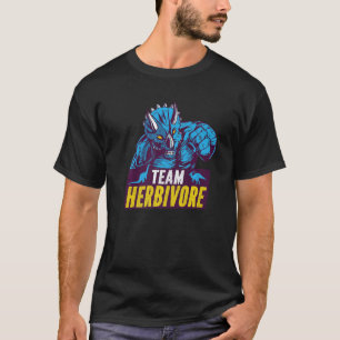 Camiseta Equipo Herbívoro Vegano Dinosaurio Vegetarianos y