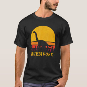 Camiseta Equipo Herbívoro Vintage Dinosaurio Vegano Verdura