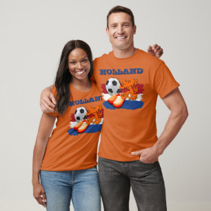 Camiseta Equipo Holanda Países Bajos Fútbol Fan Orange