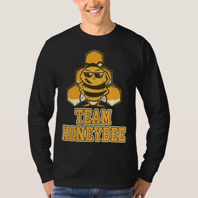 Camiseta Equipo Honeybee Insect Flying Large Group Bee (Anverso)