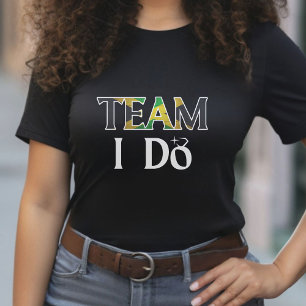 Camiseta Equipo I Do Jamaican Flag Boda Bachelorette Party