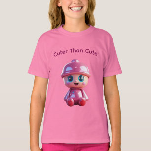 Camiseta Equipo infantil adorable Tee de algodón suave