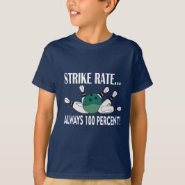 Camiseta Equipo Infantil de Golpe de Bola de Bolos