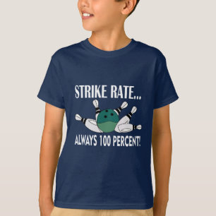 Camiseta Equipo Infantil de Golpe de Bola de Bolos