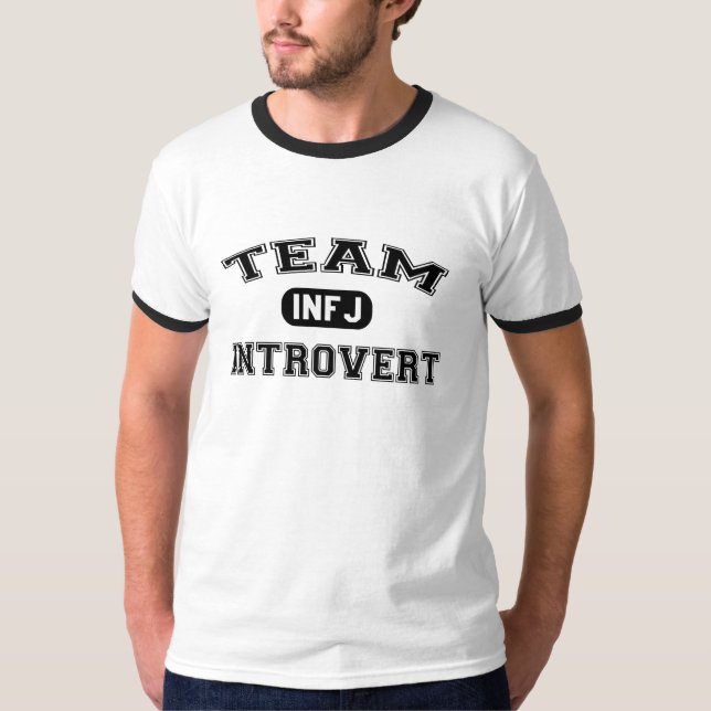 Camiseta Equipo introvertido: Consejero de INFJ (Anverso)