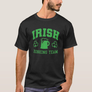 Camiseta Equipo Irlandés de Bebidas - Funny St Patricks Da