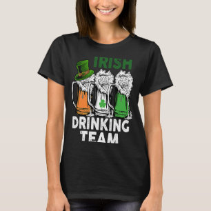 Camiseta Equipo irlandés de bebidas St Patrick's Day Men Le