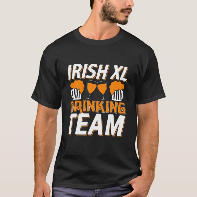 Camiseta Equipo irlandés de bebidas St Patrick's Irish Beer (Anverso)