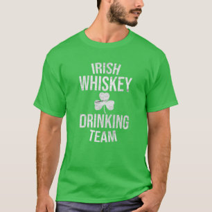 Camiseta Equipo irlandés de bebidas Whiskey St Patricks Day