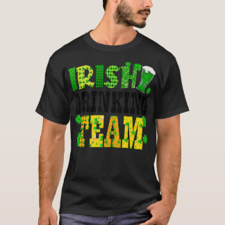 Camiseta Equipo Irlandés de Beer Vidrio Shamrock Saint Pat