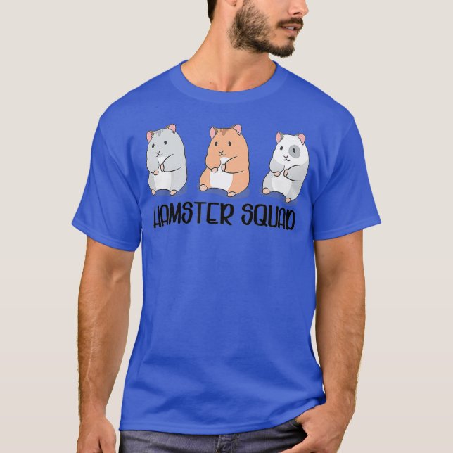 Camiseta Equipo irónico Cute Rodent Squad Hamster (Anverso)
