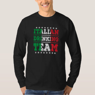 Camiseta Equipo italiano de bebidas Bandera de Italia
