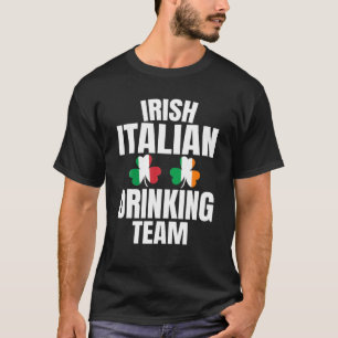 Camiseta Equipo italiano de bebidas irlandés St Patricks Da
