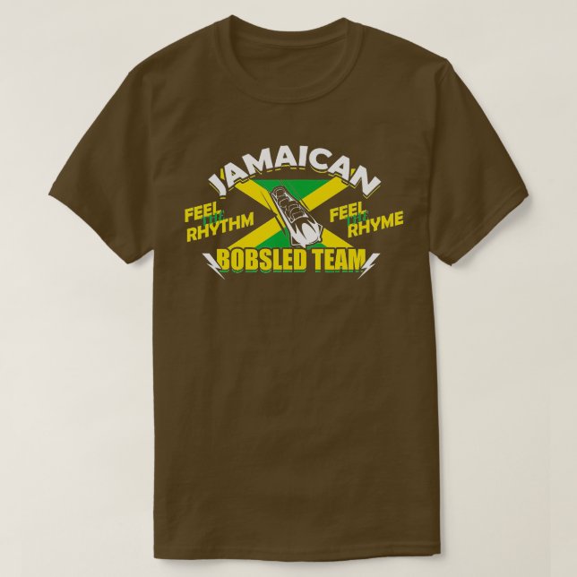 Camiseta Equipo jamaiquino Bobsled (Diseño del anverso)