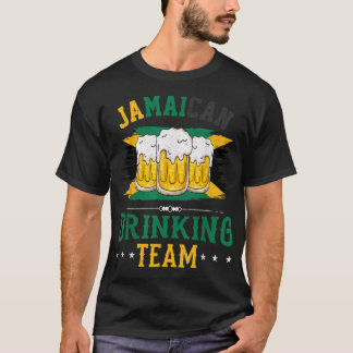 Camiseta Equipo jamaiquino de bebidas Bandera de Jamaica re