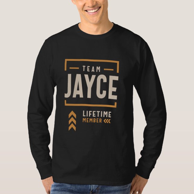Camiseta Equipo Jayce Lifetime Member Funny Name Jayce (Anverso)