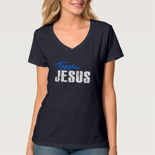 Camiseta Equipo Jesucristo Dios Cristiano Católico Ortodoxo (Anverso)