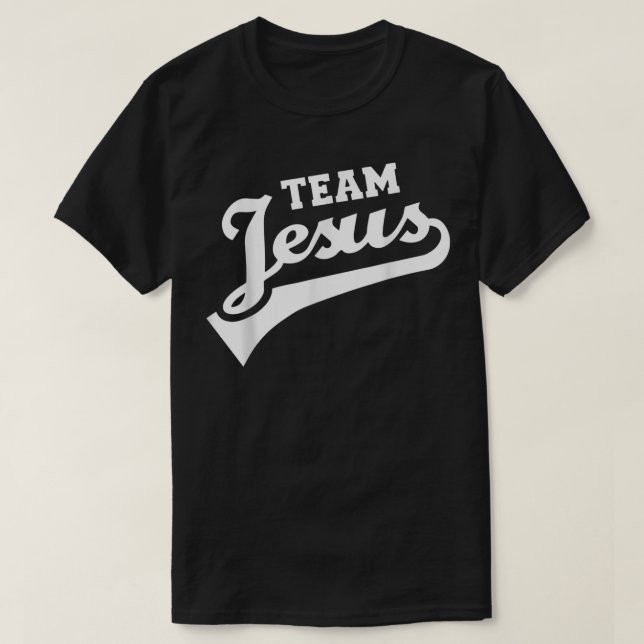 Camiseta Equipo Jesús de por vida Miembro divertido camiset (Diseño del anverso)