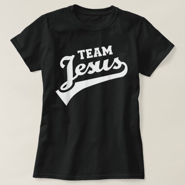 Camiseta Equipo Jesús de por vida Miembro divertido camiset (Diseño del anverso)