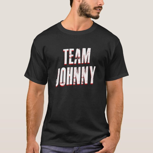Camiseta Equipo Johnny Fan Club Support Friend (Anverso)