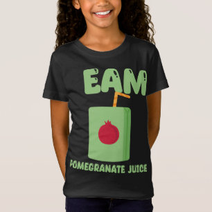 Camiseta Equipo Jugo de granada Diseño de Comida Tropical